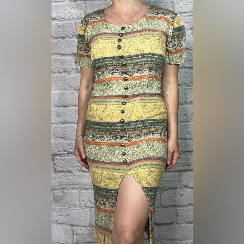 Vintage 90’s Betsy Lauren Boho Bodycon Dress